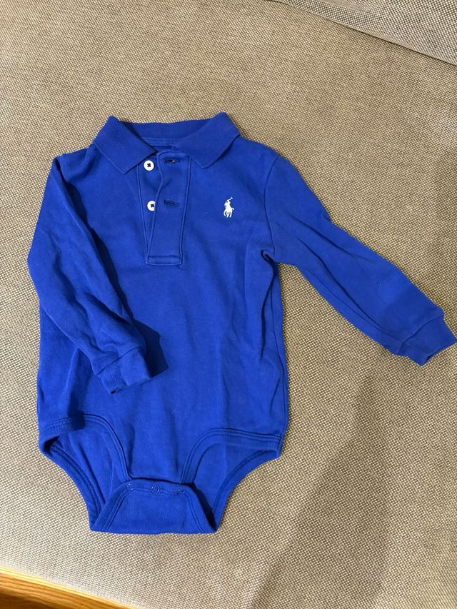 Body Ralph Lauren Bebé 12 Meses Azul