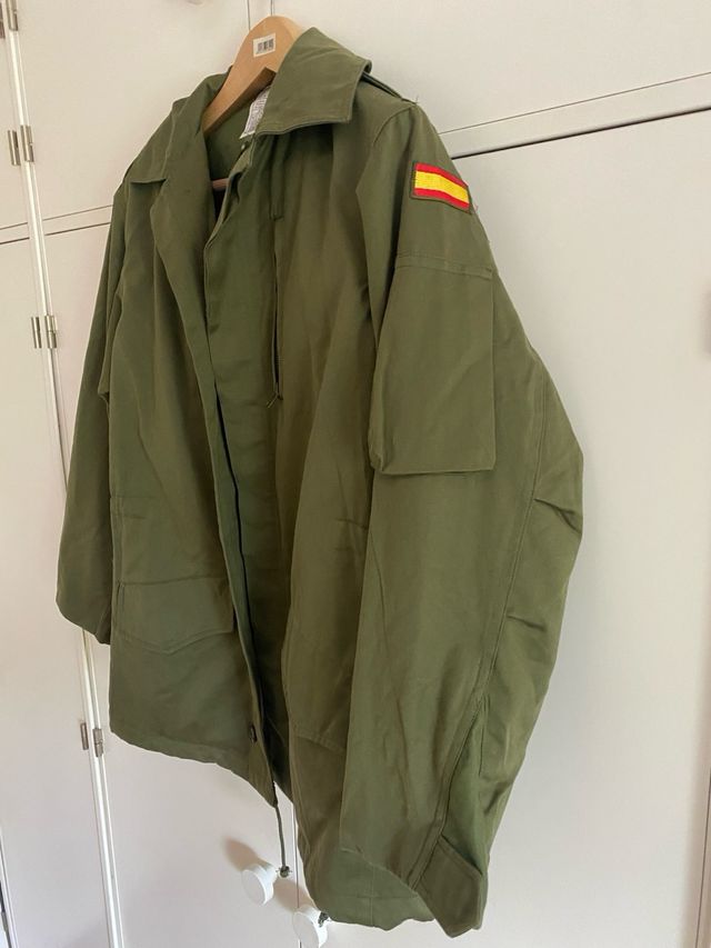 Chaqueta militar verde