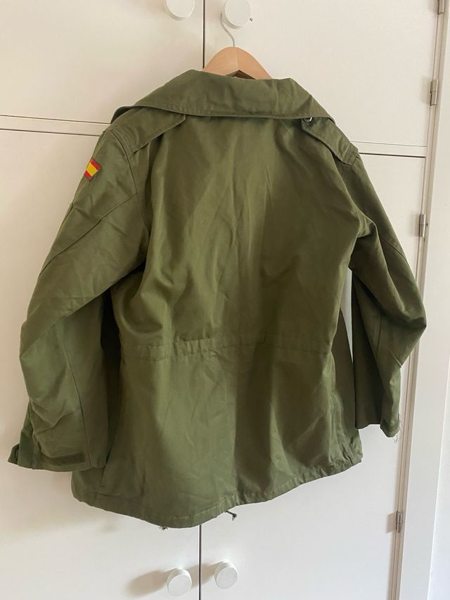 Chaqueta militar verde