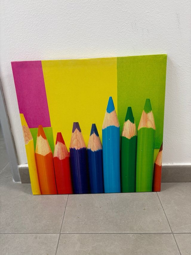 Cuadro Lápices Colores