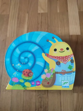 Puzzle Djeco Caracol Cosecha +3 años