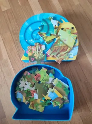 Puzzle Djeco Caracol Cosecha +3 años