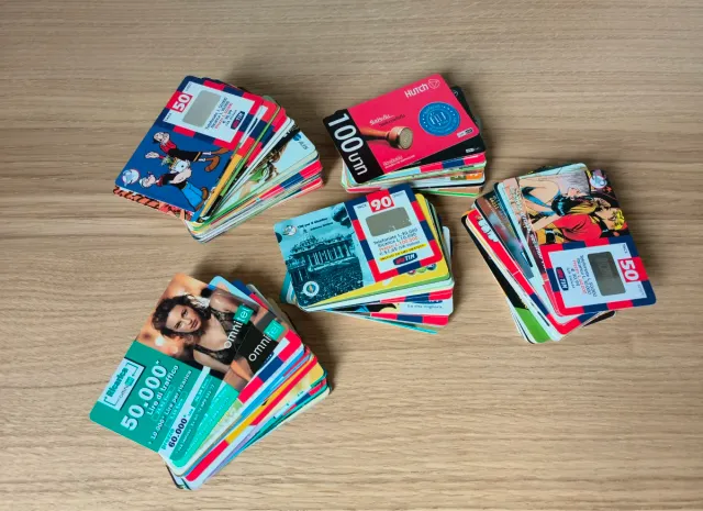 160 Ricariche Telefoniche TIM Collezionismo