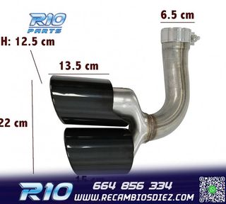 COLAS ESCAPE PORSCHE CAYENNE 17- LOOK S NEGRO