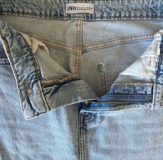 Falda vaquera midi Zara