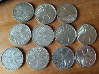 Germania 5 Marchi Argento Lotto