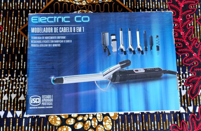 Modelador de Cabelo Electric Co 8 em 1 novo