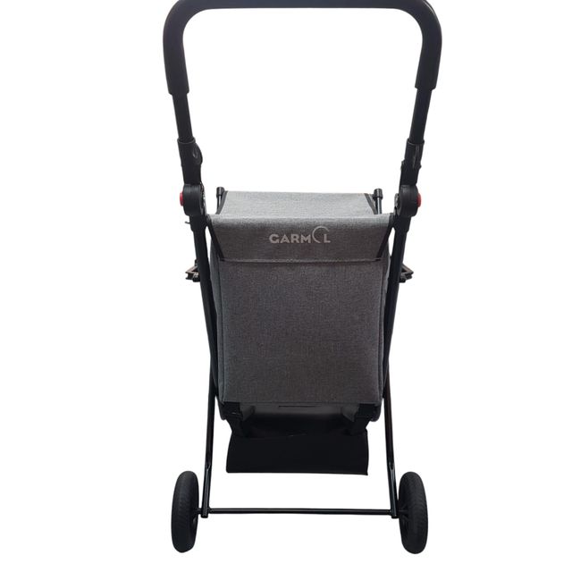 CARRO COMPRA GARMOL PEGABLE GRIS 4 RUEDAS