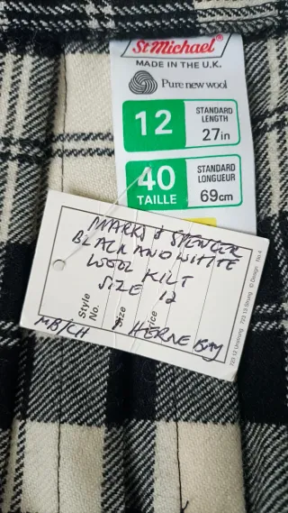 Falda escocesa Kilt Talla Única