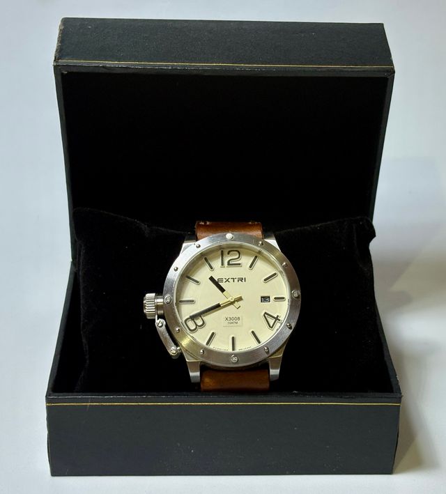 RELOJ EXTRI X3008 ACERO Y CRISTAL DE ZAFIRO 48 MM