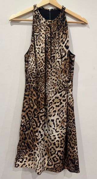 Vestido estampado leopardo