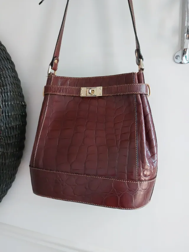 Bolso marrón vintage