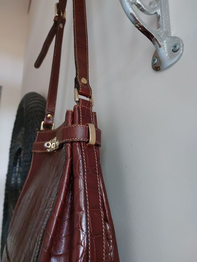 Bolso marrón vintage