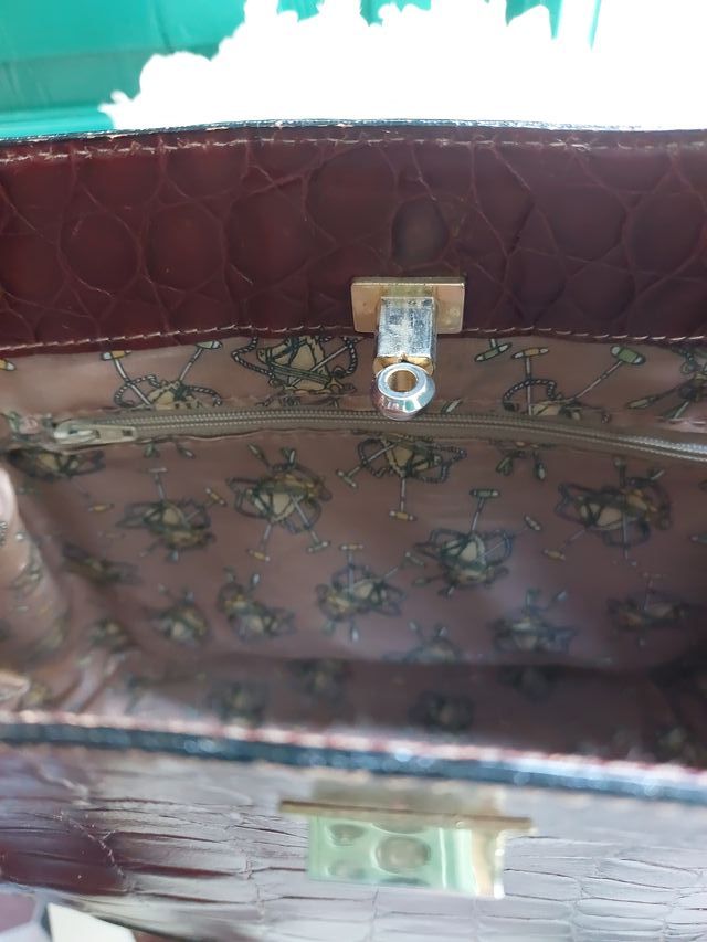 Bolso marrón vintage