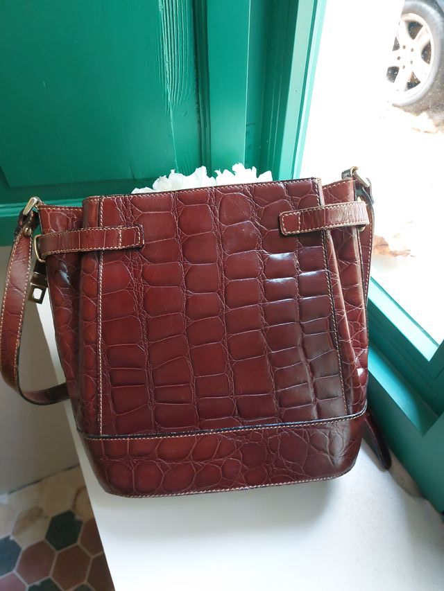 Bolso marrón vintage