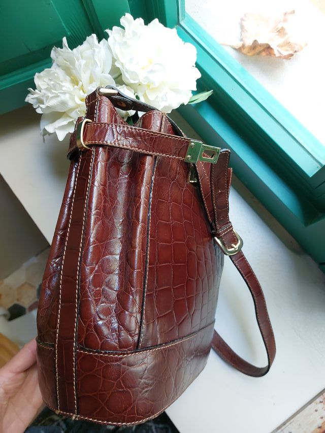 Bolso marrón vintage