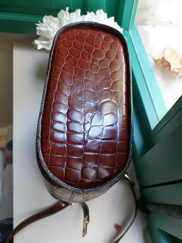 Bolso marrón vintage