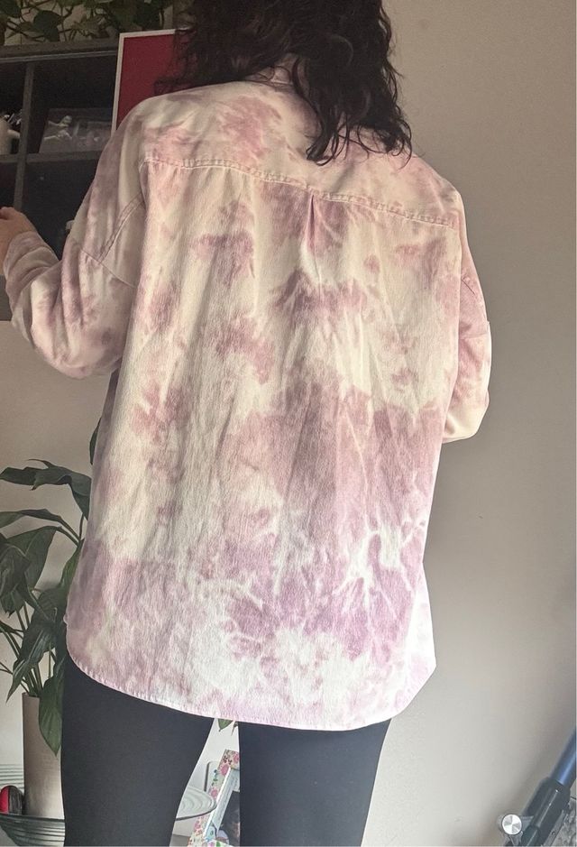 Camisa oversize tie-dye Stradivarius Talla S