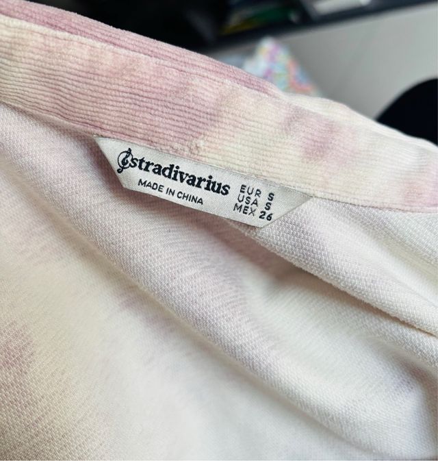 Camisa oversize tie-dye Stradivarius Talla S