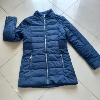 Piumino lungo Fracomina blu taglia M (9-10 anni)