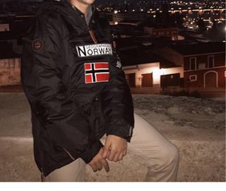 Chaqueta Geographical Norway Negra