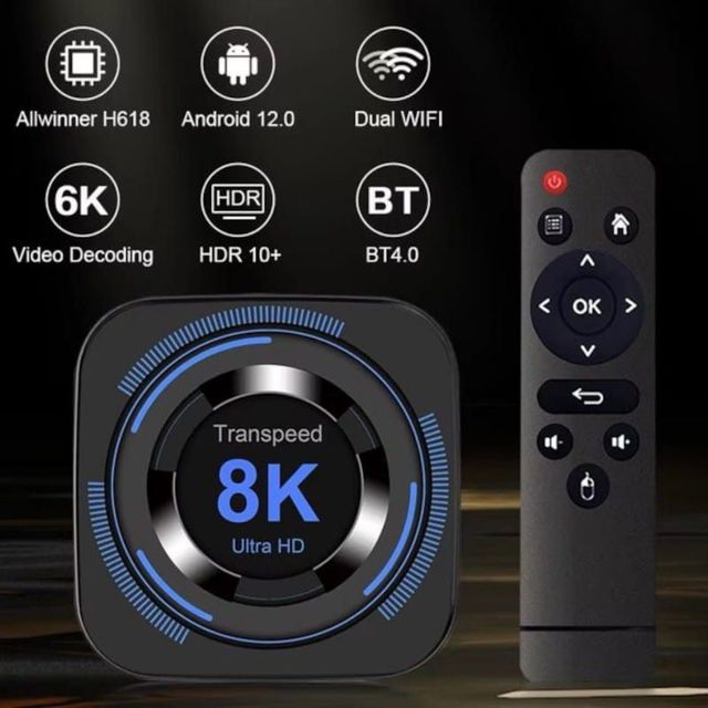 Transpeed 8K Android TV Box 4GB/64GB