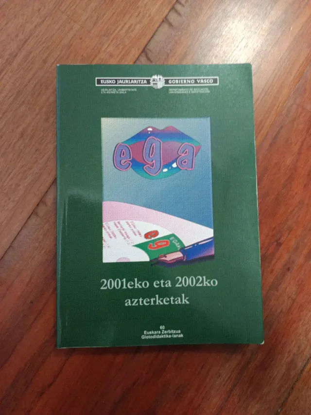 EGA: 2001EKO ETA 2002KO AZTERKETAK