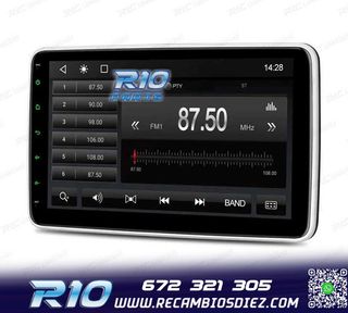 RADIO NAVEGADOR 2DIN 10" HD TÁCTIL BLUETOOTH USB SD