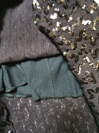 Vestido negro lentejuelas tirantes