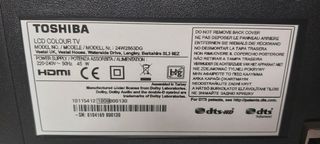 Tele monitor 24" Toshiba 24W2863DG