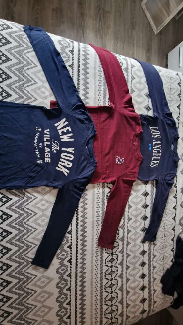 Lote 3 Camisetas H&M 6-8 años