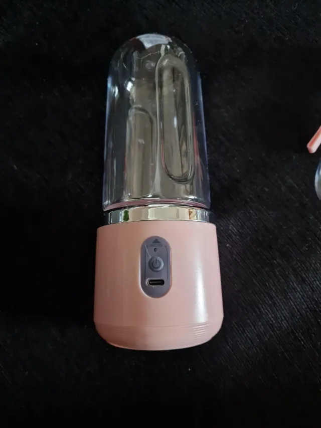 Batidora Mini Portátil Rosa