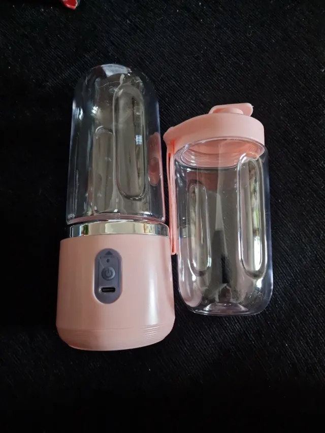 Batidora Mini Portátil Rosa