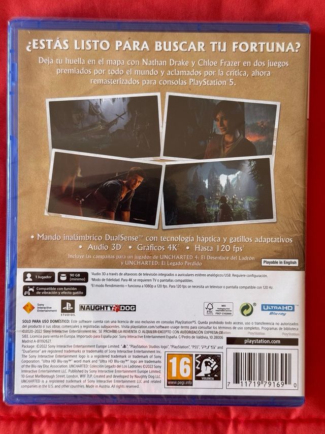 Uncharted: Colección Legado de los Ladrones PS5