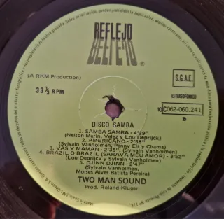 LP Two Man Sound Disco Samba