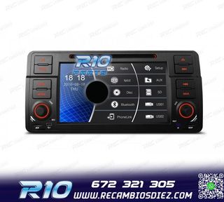 RADIO NAVEGADOR 7" PARA BMW SERIE 3 E46 98-06 USB GPS TACTIL