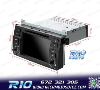 RADIO NAVEGADOR 7" PARA BMW SERIE 3 E46 98-06 USB GPS TACTIL