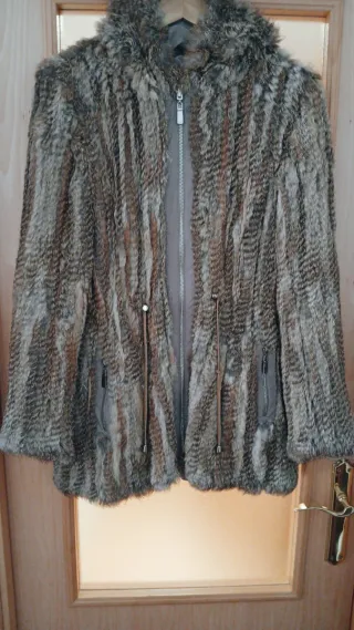 Chaquetón reversible pelo natural