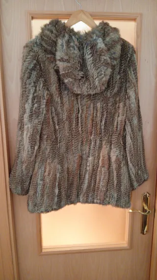 Chaquetón reversible pelo natural