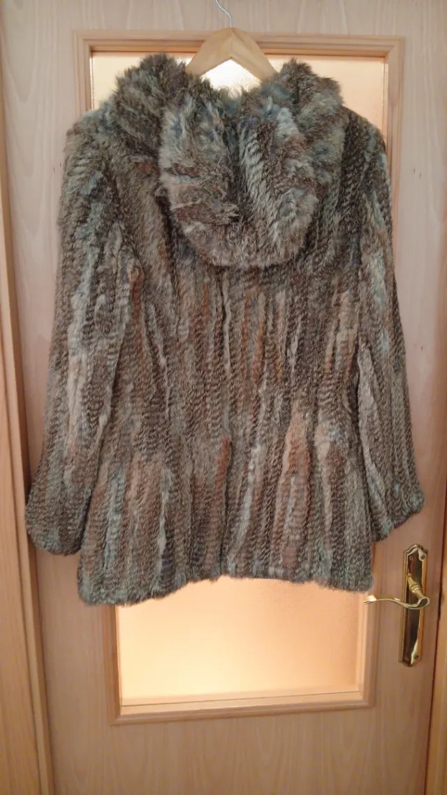 Chaquetón reversible pelo natural