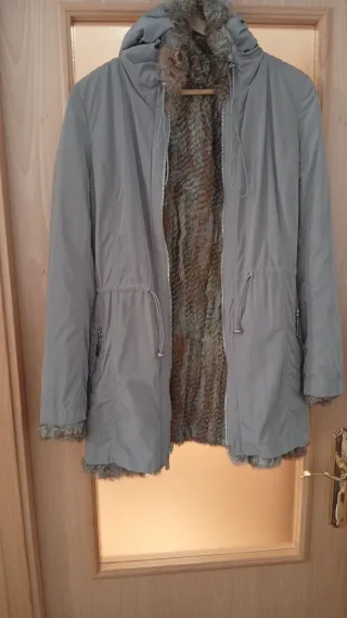 Chaquetón reversible pelo natural