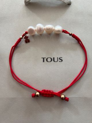 Pulsera Tous Perlas y Vermeil