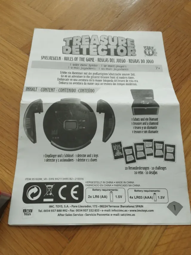 Juego Treasure Detector