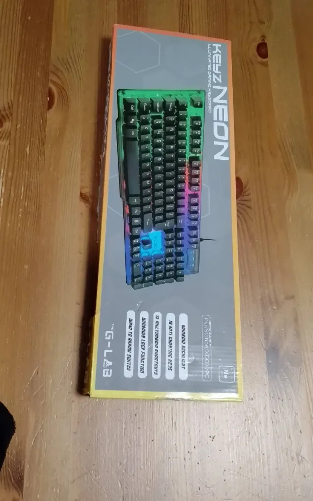 Teclado Gaming G-LAB Keyz Neon RGB
