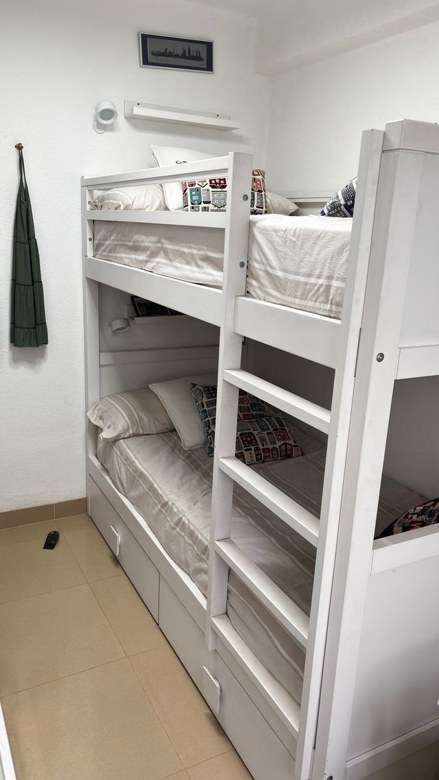 Litera madera lacada blanca