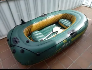 Bot amb rems  + Vàlvula inflable + Motxilla.