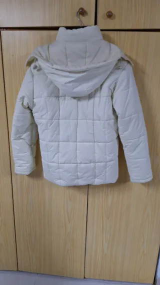 Anorak nieve color marfil