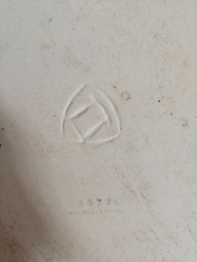 Fuente de porcelana con diseño