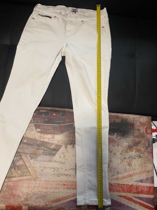 Pantalón vaquero Tommy Hilfiger Mujer Blanco