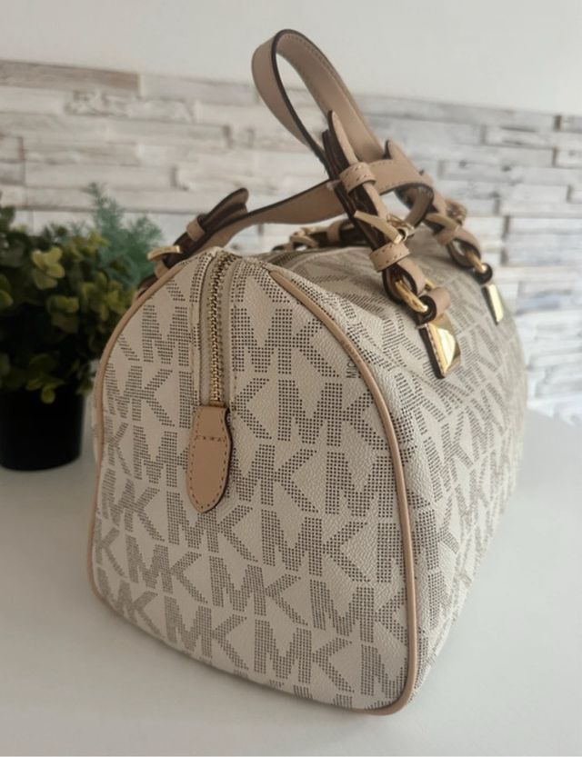 Bolso Michael Kors Piel Beige/Oro